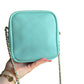 Chanel Tiffany Blue Casual Trip Quilted Lambskin Camera Crossbody