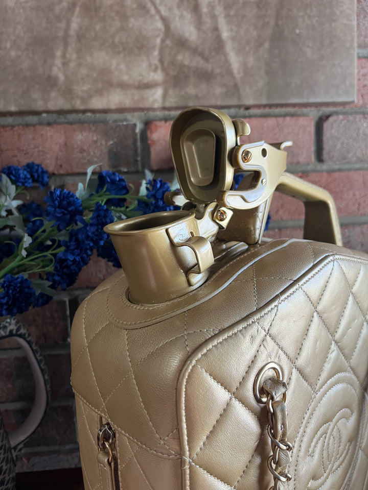 Chanel 2015 Paris Dubai Night Gas Tank Jerry Can Statement Bag Collector's Item